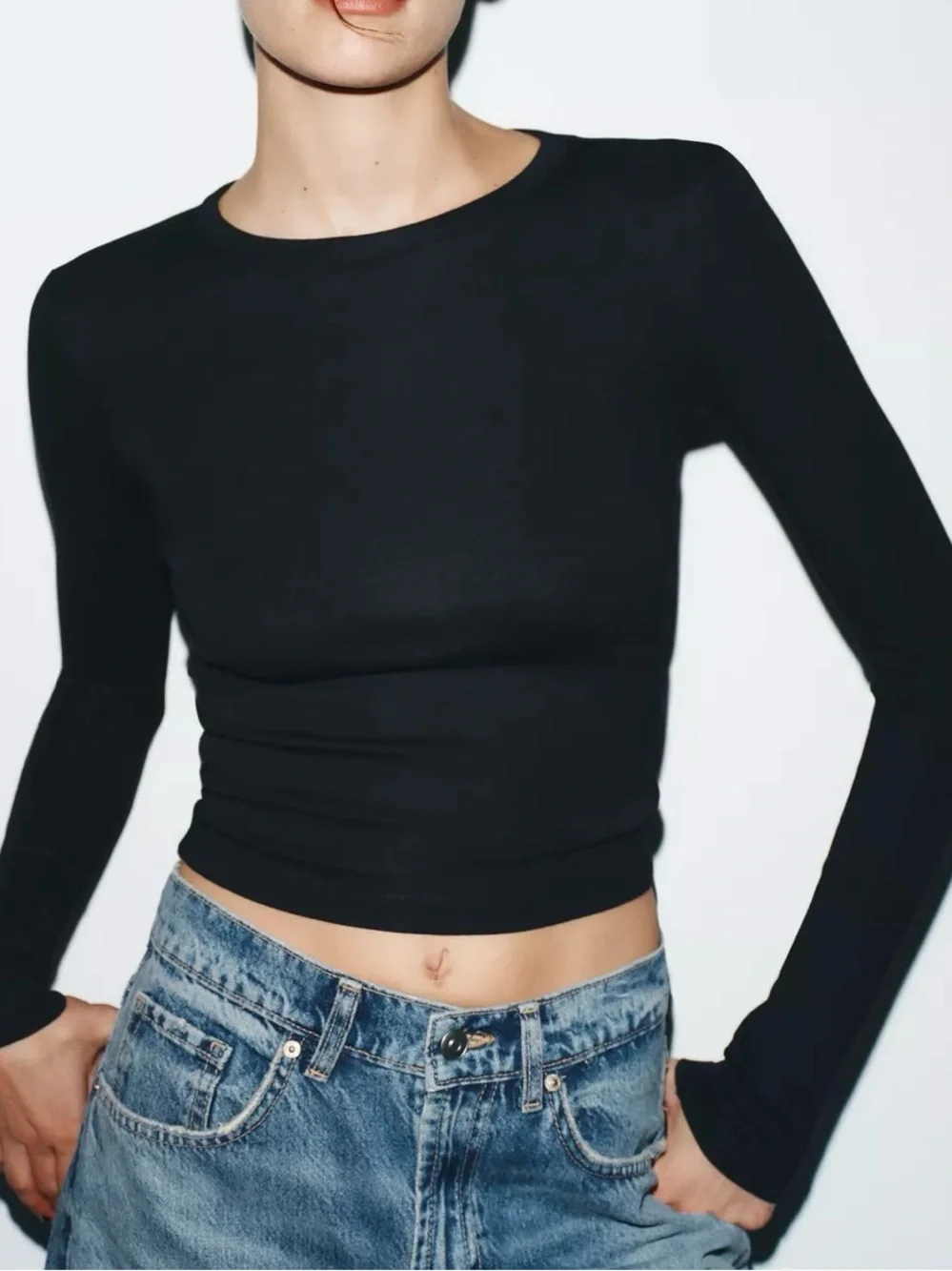NWT ZARA LONG SLEEVE T-SHIRT